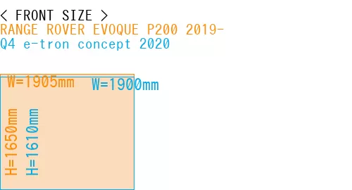 #RANGE ROVER EVOQUE P200 2019- + Q4 e-tron concept 2020